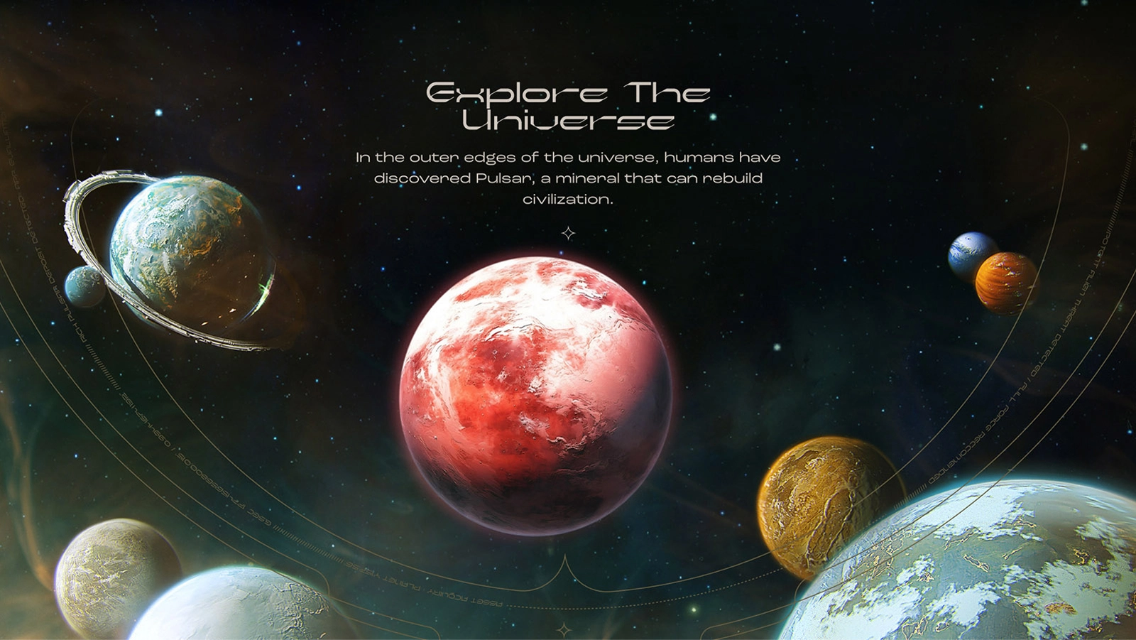 Pulsar website design